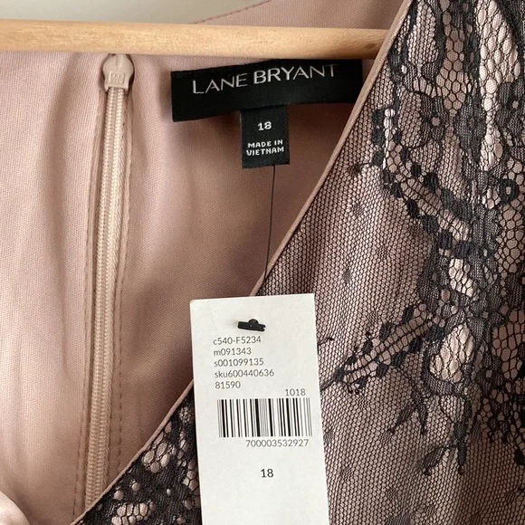 Lane Bryant Black Lace Dress - Picture 2 of 6